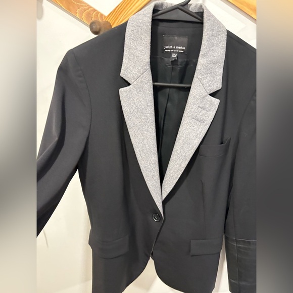 Judith and Charles BLAZER - Leather/Wool/Cotton Blend - Picture 9 of 14